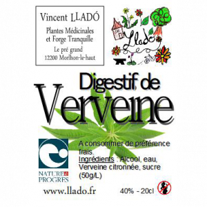 Digestif Plantes médicinales - Vincent Llado