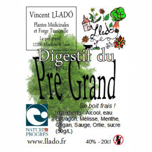 Digestif Plantes médicinales - Vincent Llado