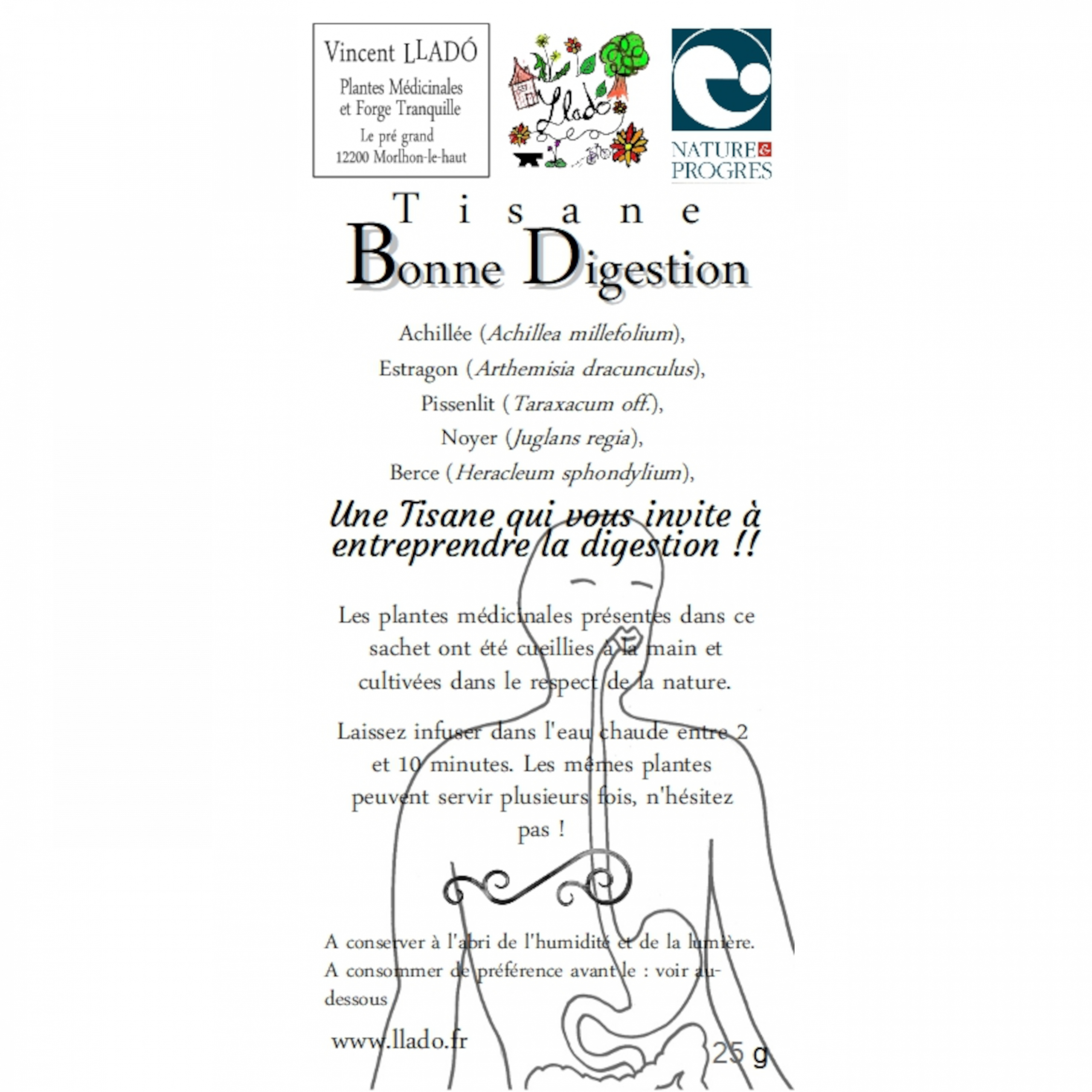 Tisane Bonne Digestion - Vincent Llado